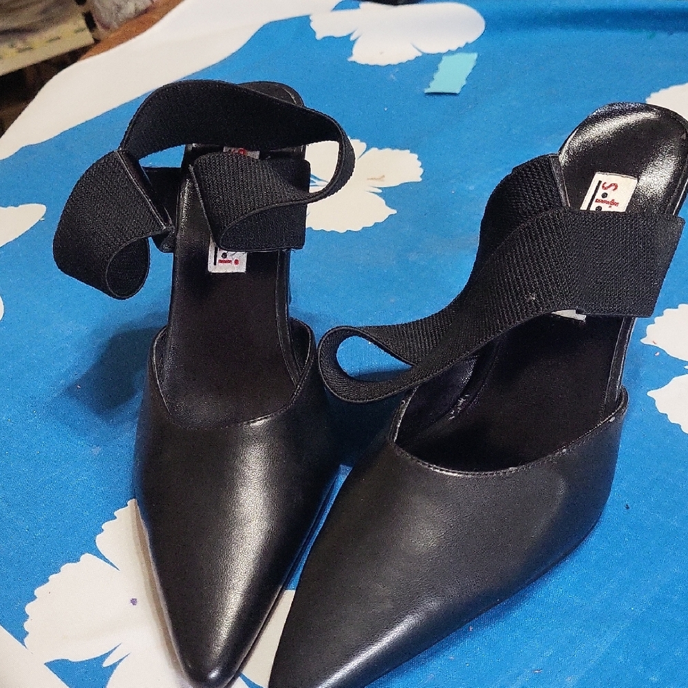 Stefani Black Nancy Heels